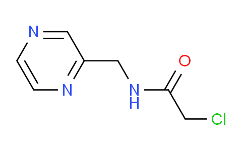 CAS No. 55316-33-1, 2-Chloro-N-(pyrazin-2-ylmethyl)acetamide
