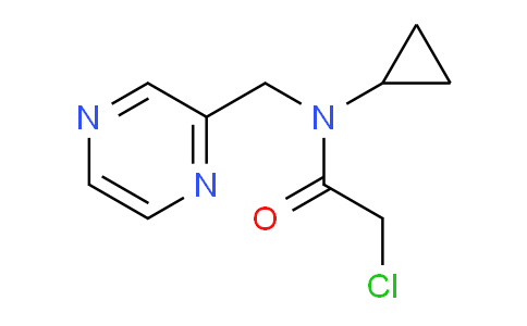 CAS No. 1353984-02-7, 2-Chloro-N-cyclopropyl-N-(pyrazin-2-ylmethyl)acetamide