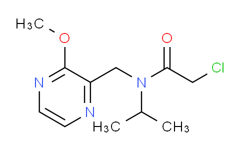 CAS No. 1353956-13-4, 2-Chloro-N-isopropyl-N-((3-methoxypyrazin-2-yl)methyl)acetamide