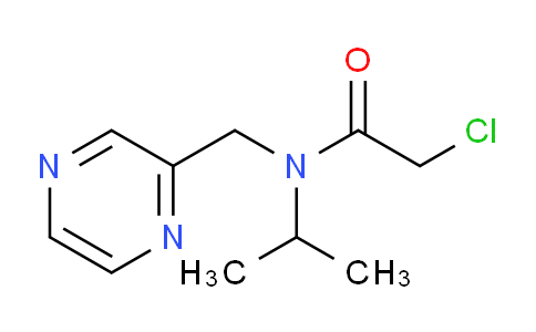 CAS No. 1353948-24-9, 2-Chloro-N-isopropyl-N-(pyrazin-2-ylmethyl)acetamide