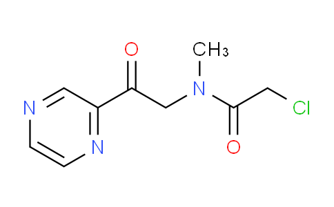 CAS No. 1353981-03-9, 2-Chloro-N-methyl-N-(2-oxo-2-(pyrazin-2-yl)ethyl)acetamide