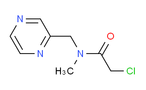 CAS No. 1353983-31-9, 2-Chloro-N-methyl-N-(pyrazin-2-ylmethyl)acetamide