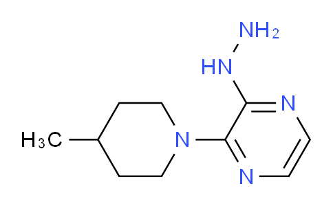 CAS No. 1713590-25-0, 2-Hydrazinyl-3-(4-methylpiperidin-1-yl)pyrazine