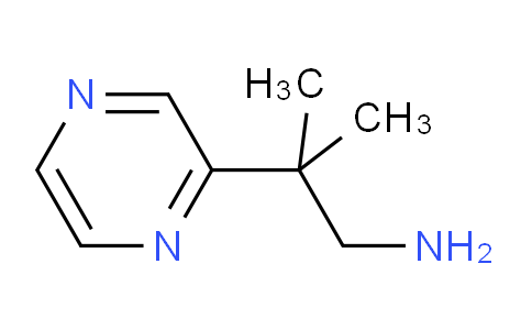 CAS No. 1176768-41-4, 2-Methyl-2-(pyrazin-2-yl)propan-1-amine