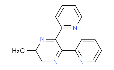 CAS No. 76341-55-4, 2-Methyl-5,6-di(pyridin-2-yl)-2,3-dihydropyrazine