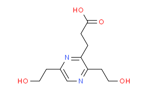 CAS No. 96681-85-5, 3-(3,6-Bis(2-hydroxyethyl)pyrazin-2-yl)propanoic acid
