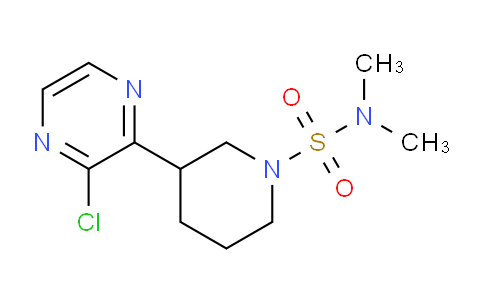 CAS No. 1361115-27-6, 3-(3-Chloropyrazin-2-yl)-N,N-dimethylpiperidine-1-sulfonamide