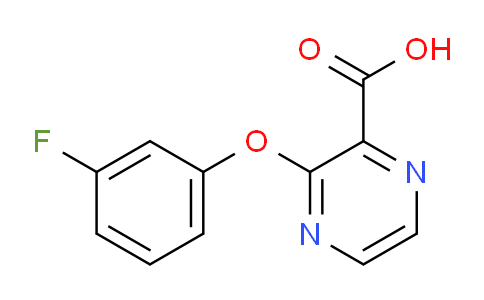 CAS No. 1228552-82-6, 3-(3-Fluorophenoxy)pyrazine-2-carboxylic acid