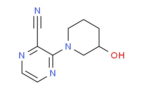 CAS No. 1247779-65-2, 3-(3-Hydroxypiperidin-1-yl)pyrazine-2-carbonitrile