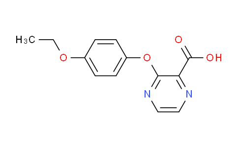 CAS No. 1283523-20-5, 3-(4-Ethoxyphenoxy)pyrazine-2-carboxylic acid