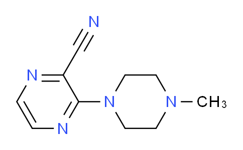 CAS No. 90601-43-7, 3-(4-Methylpiperazin-1-yl)pyrazine-2-carbonitrile