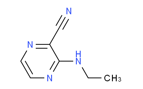 CAS No. 146779-36-4, 3-(Ethylamino)pyrazine-2-carbonitrile