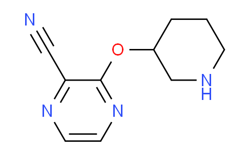 CAS No. 1250812-36-2, 3-(Piperidin-3-yloxy)pyrazine-2-carbonitrile