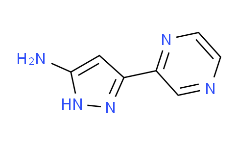 CAS No. 1232224-86-0, 3-(Pyrazin-2-yl)-1H-pyrazol-5-amine