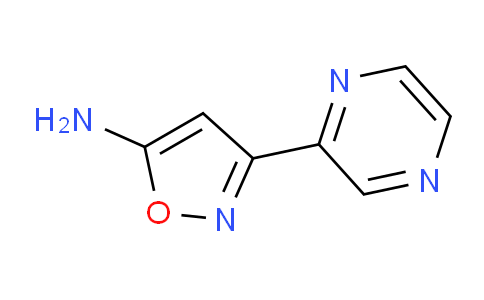 CAS No. 1710853-32-9, 3-(Pyrazin-2-yl)isoxazol-5-amine