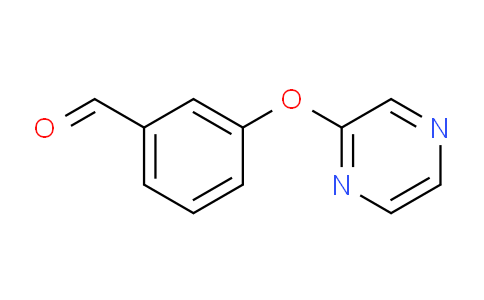 CAS No. 887344-44-7, 3-(Pyrazin-2-yloxy)benzaldehyde