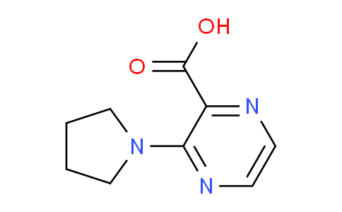 CAS No. 342422-98-4, 3-(Pyrrolidin-1-yl)pyrazine-2-carboxylic acid