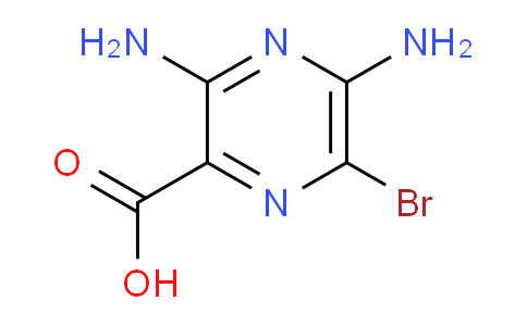 CAS No. 1303968-25-3, 3,5-Diamino-6-bromo-pyrazine-2-carboxylic acid