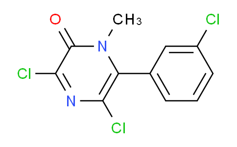 CAS No. 1269528-39-3, 3,5-Dichloro-6-(3-chlorophenyl)-1-methylpyrazin-2(1H)-one
