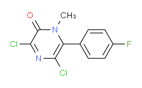 CAS No. 1269530-80-4, 3,5-Dichloro-6-(4-fluorophenyl)-1-methylpyrazin-2(1H)-one