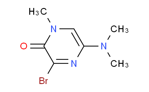 CAS No. 1820674-57-4, 3-Bromo-5-(dimethylamino)-1-methylpyrazin-2(1H)-one