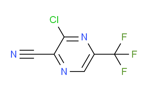 CAS No. 2091672-48-7, 3-Chloro-5-(trifluoromethyl)pyrazine-2-carbonitrile