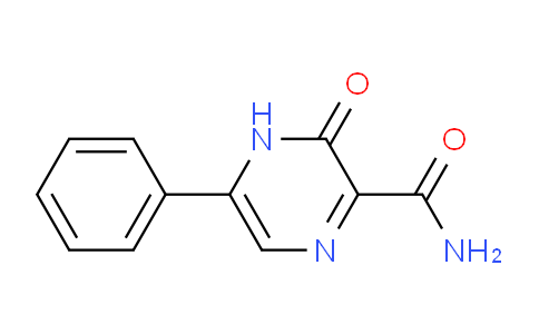 CAS No. 67602-10-2, 3-Oxo-5-phenyl-3,4-dihydropyrazine-2-carboxamide