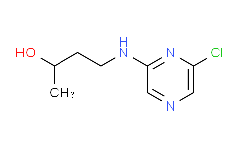 CAS No. 1220019-24-8, 4-((6-Chloropyrazin-2-yl)amino)butan-2-ol