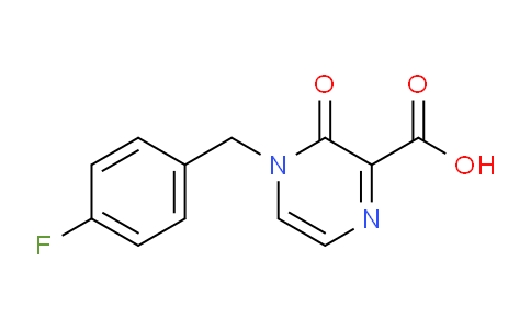 CAS No. 1956306-66-3, 4-(4-Fluorobenzyl)-3-oxo-3,4-dihydropyrazine-2-carboxylic acid