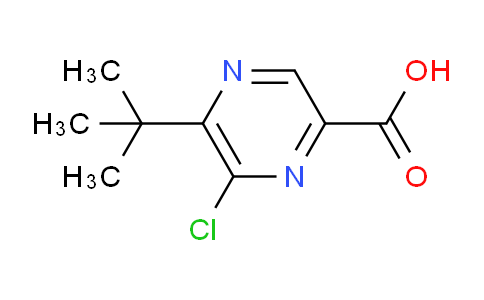 CAS No. 242813-49-6, 5-(tert-Butyl)-6-chloropyrazine-2-carboxylic acid