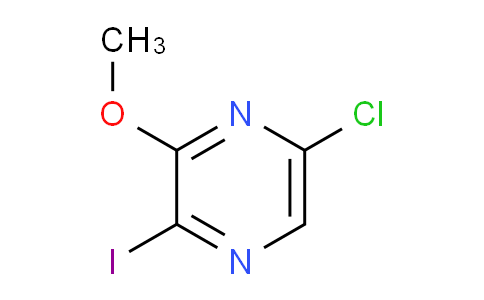 CAS No. 476623-12-8, 5-Chloro-2-iodo-3-methoxypyrazine