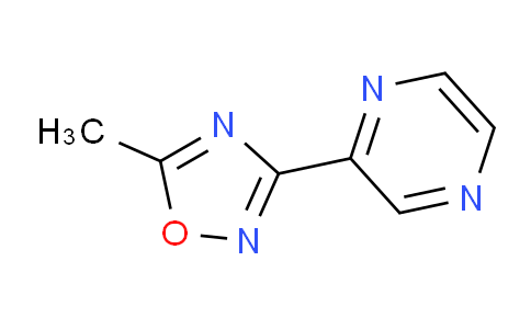CAS No. 51285-07-5, 5-Methyl-3-(pyrazin-2-yl)-1,2,4-oxadiazole