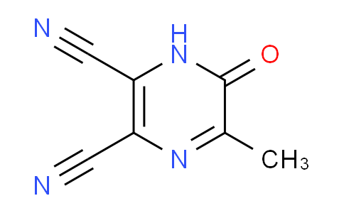 CAS No. 57005-61-5, 5-Methyl-6-oxo-1,6-dihydropyrazine-2,3-dicarbonitrile