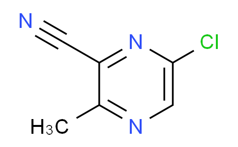 CAS No. 1259478-68-6, 6-Chloro-3-methylpyrazine-2-carbonitrile