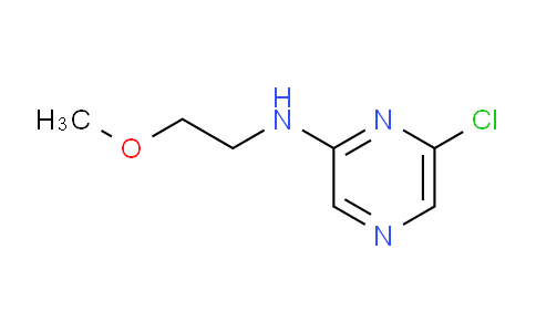 CAS No. 1220016-30-7, 6-Chloro-N-(2-methoxyethyl)pyrazin-2-amine