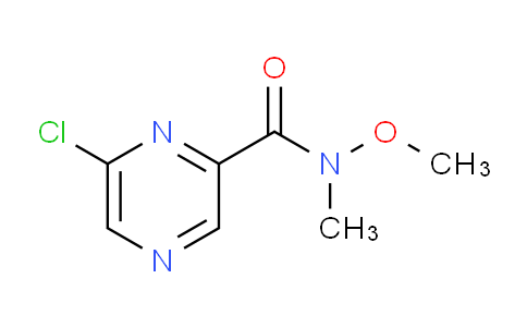 CAS No. 1223444-91-4, 6-Chloro-N-Methoxy-N-methylpyrazine-2-carboxamide