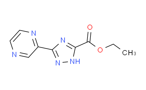 CAS No. 1344335-45-0, Ethyl 3-(pyrazin-2-yl)-1H-1,2,4-triazole-5-carboxylate