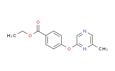 CAS No. 906353-03-5, Ethyl 4-((6-methylpyrazin-2-yl)oxy)benzoate