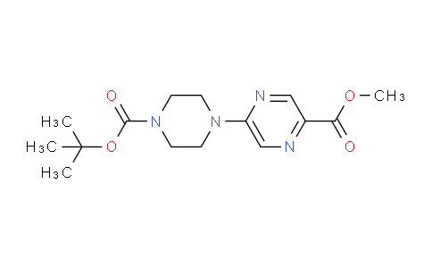 CAS No. 1215626-40-6, Methyl 5-(4-(tert-butoxycarbonyl)piperazin-1-yl)pyrazine-2-carboxylate