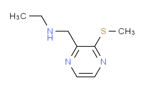 CAS No. 1353954-00-3, N-((3-(Methylthio)pyrazin-2-yl)methyl)ethanamine