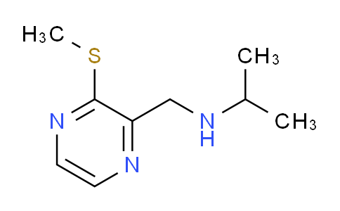 CAS No. 1353987-10-6, N-((3-(Methylthio)pyrazin-2-yl)methyl)propan-2-amine