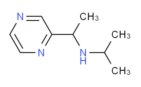 CAS No. 1343686-09-8, N-(1-(Pyrazin-2-yl)ethyl)propan-2-amine