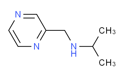 CAS No. 1094512-02-3, N-(Pyrazin-2-ylmethyl)propan-2-amine