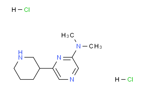 CAS No. 1361112-30-2, N,N-Dimethyl-6-(piperidin-3-yl)pyrazin-2-amine dihydrochloride