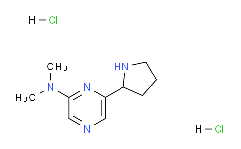 CAS No. 1361116-11-1, N,N-Dimethyl-6-(pyrrolidin-2-yl)pyrazin-2-amine dihydrochloride