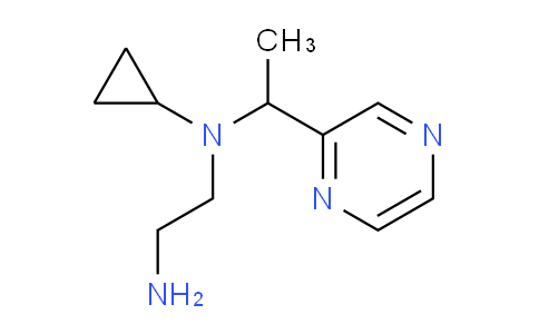 CAS No. 1353955-74-4, N1-Cyclopropyl-N1-(1-(pyrazin-2-yl)ethyl)ethane-1,2-diamine