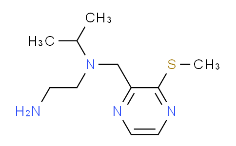 CAS No. 1353980-48-9, N1-Isopropyl-N1-((3-(methylthio)pyrazin-2-yl)methyl)ethane-1,2-diamine