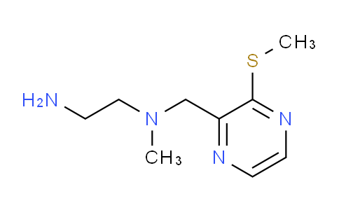 CAS No. 1353962-61-4, N1-Methyl-N1-((3-(methylthio)pyrazin-2-yl)methyl)ethane-1,2-diamine