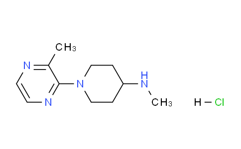 CAS No. 1289386-19-1, N-Methyl-1-(3-methylpyrazin-2-yl)piperidin-4-amine hydrochloride