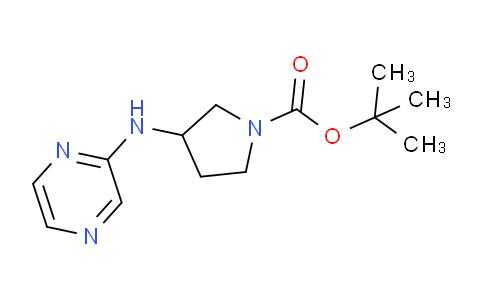 CAS No. 1186298-86-1, tert-Butyl 3-(pyrazin-2-ylamino)pyrrolidine-1-carboxylate